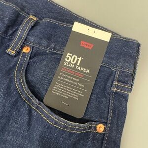 Levi 501 Selvage Jeans - Slim Taper 34x32